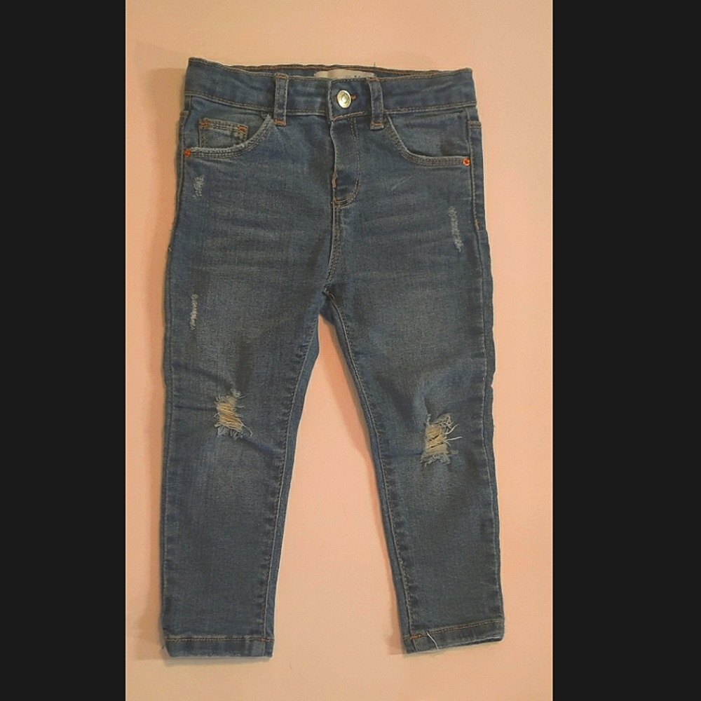 Toddler girl skinny ripped jeans size 2T-3T